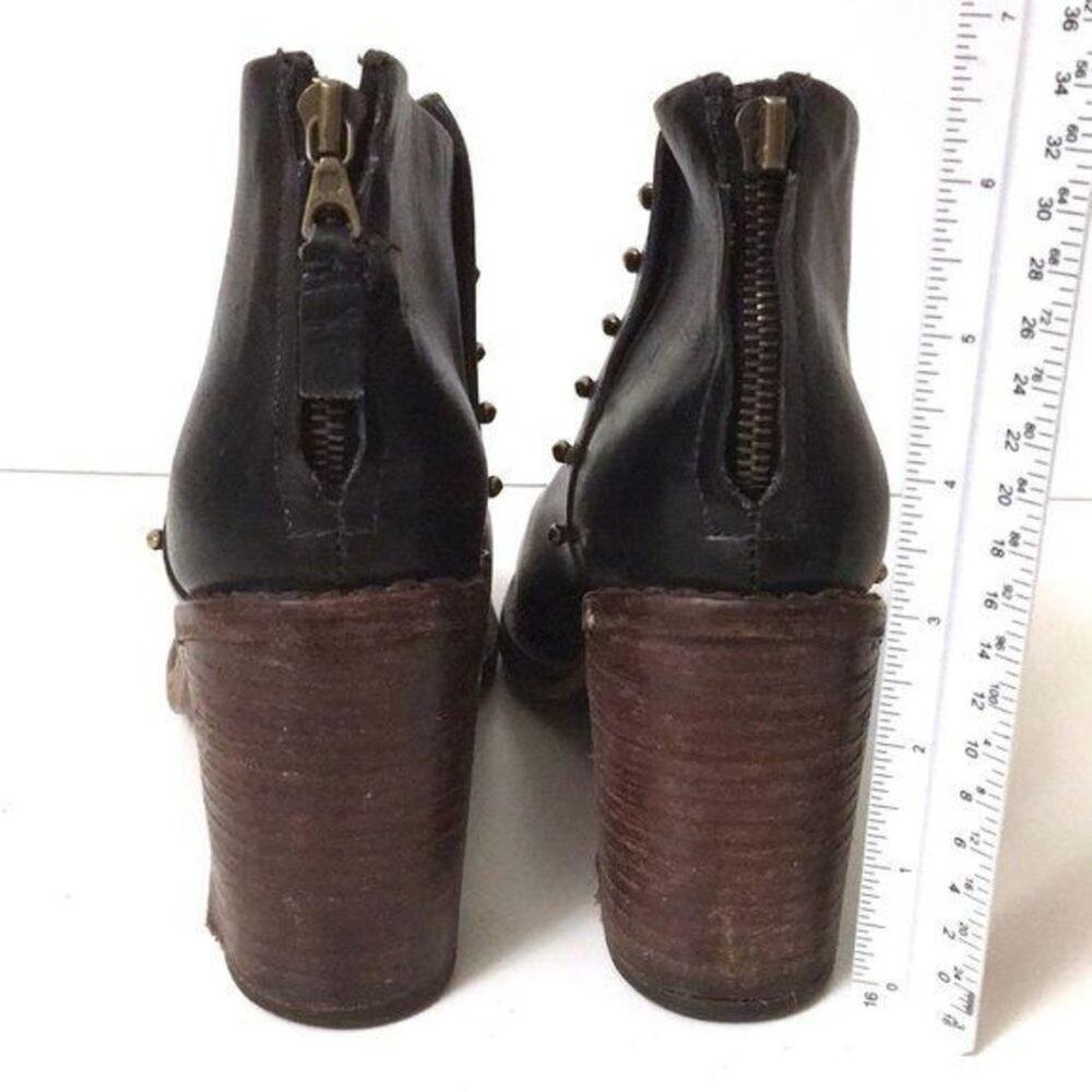 Rag & Bone Ankle boots black studded leather sz - Picture 5 of 8